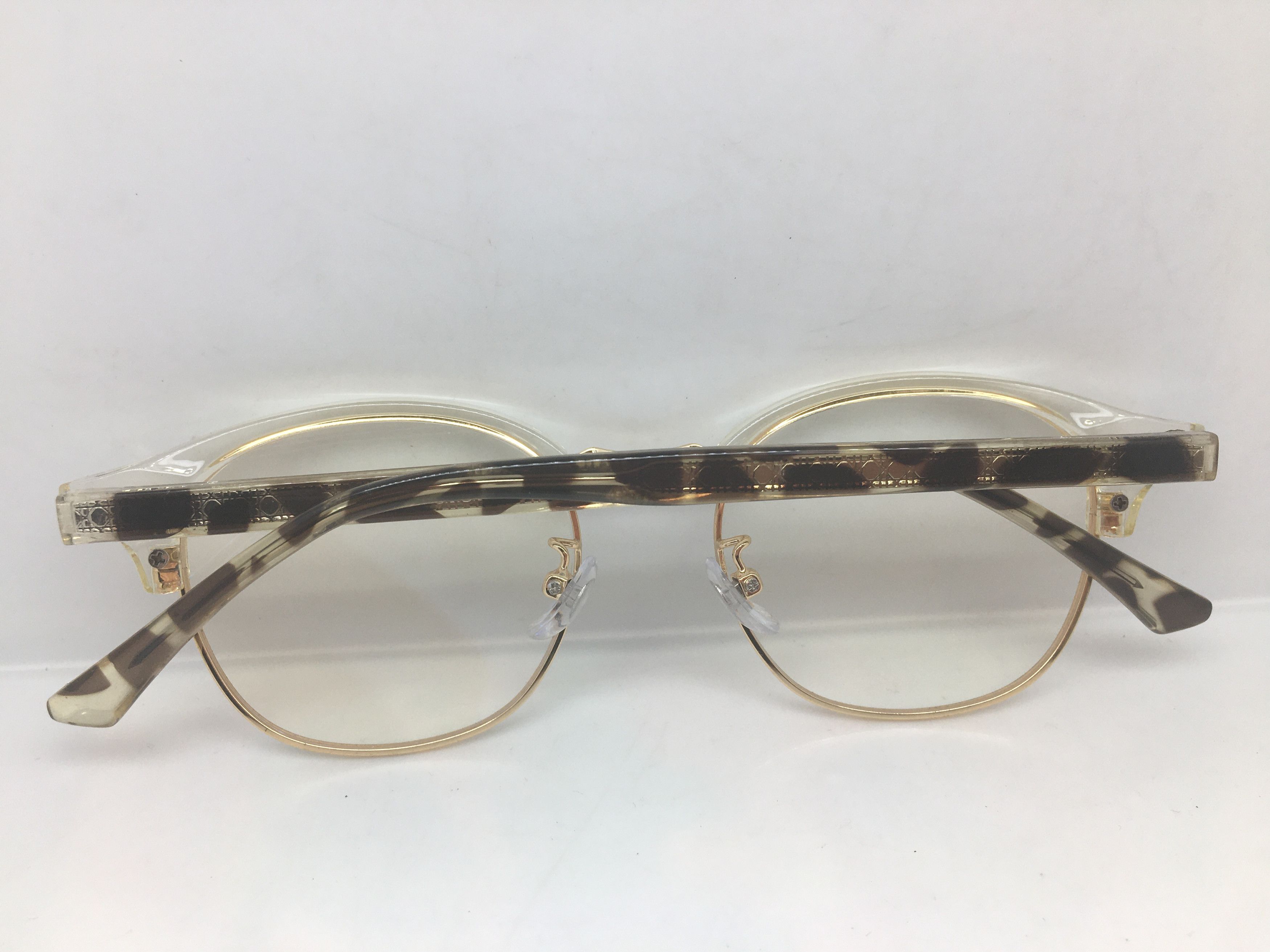 Other Mod Malcolm X Clear Gold Eyeglasses Frame Size ONE SIZE - 7 Thumbnail