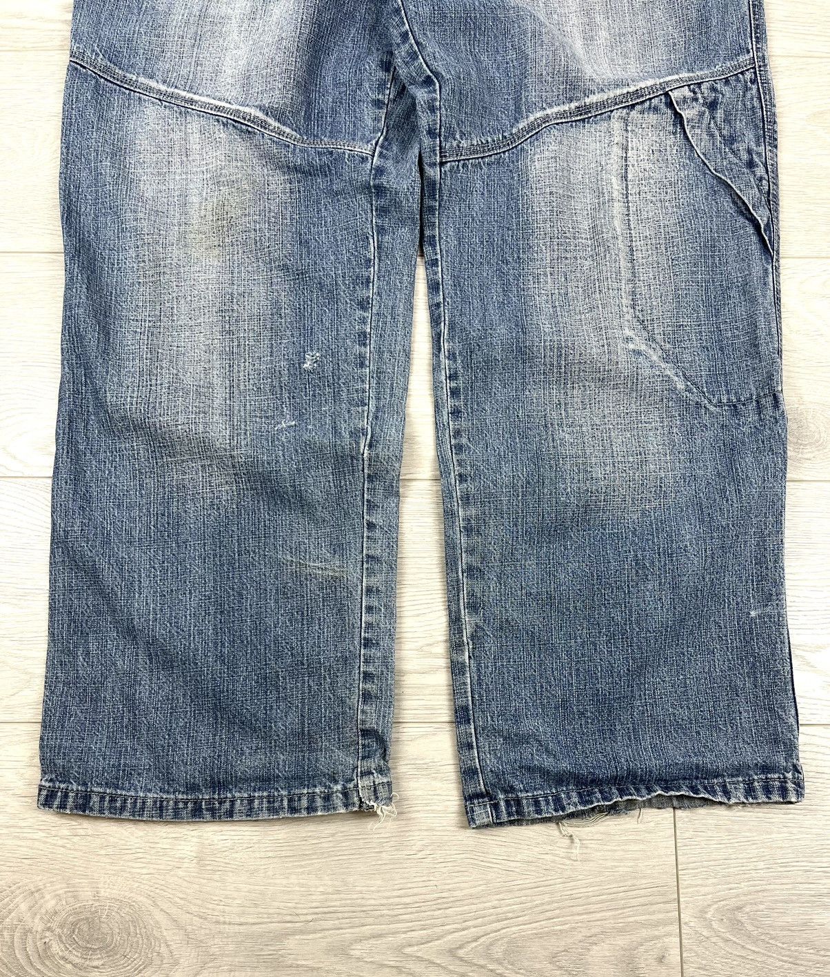 If Six Was Nine × Vintage Just Jeans Vintage Baggy Wide Washed Denim Pants Y2K Size US 36 / EU 52 - 2 Thumbnail
