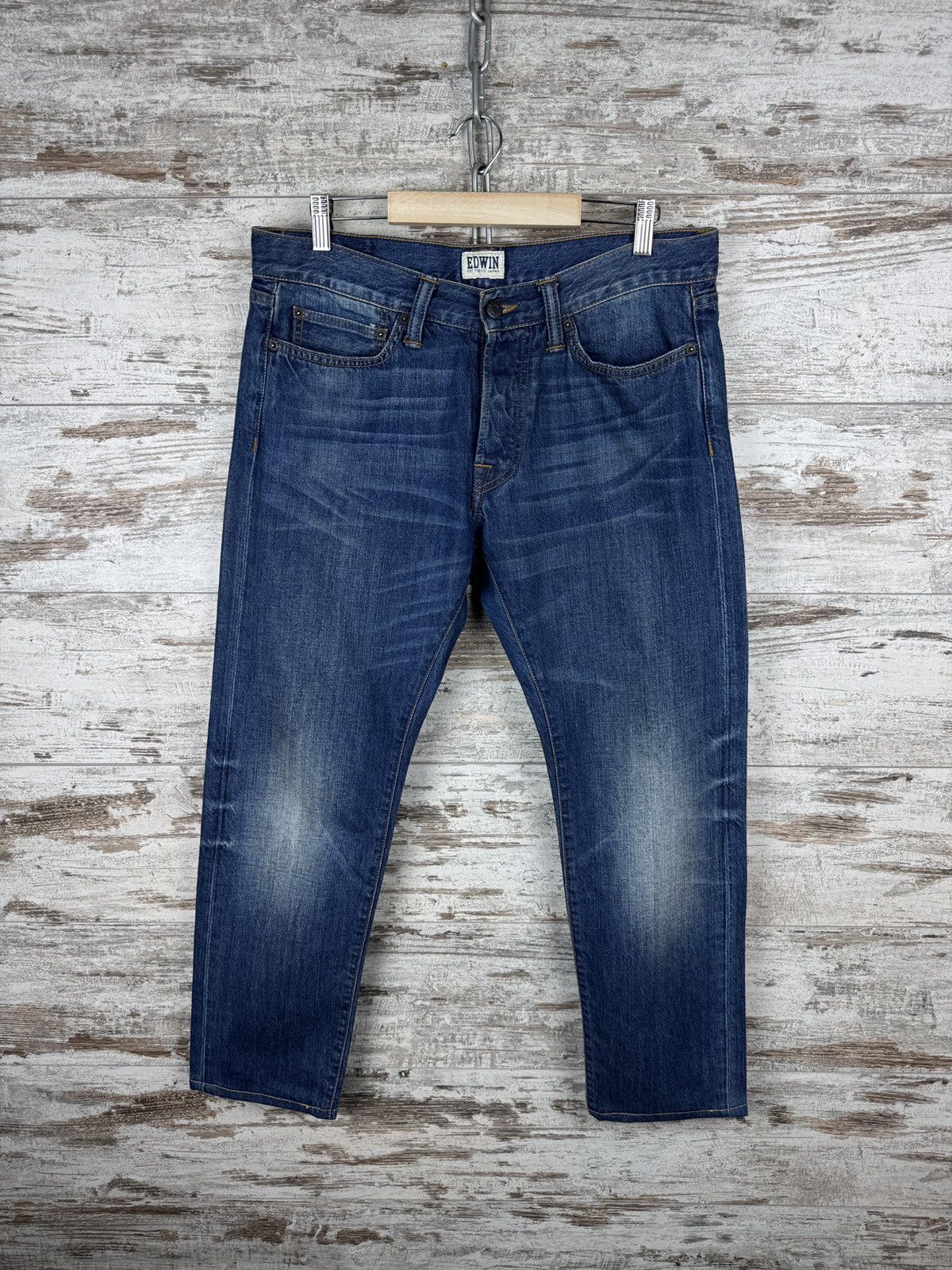 Edwin Mens Vintage Edwin Javanese denim jeans pants size 31/32 y2k Size US 31 - 1 Thumbnail