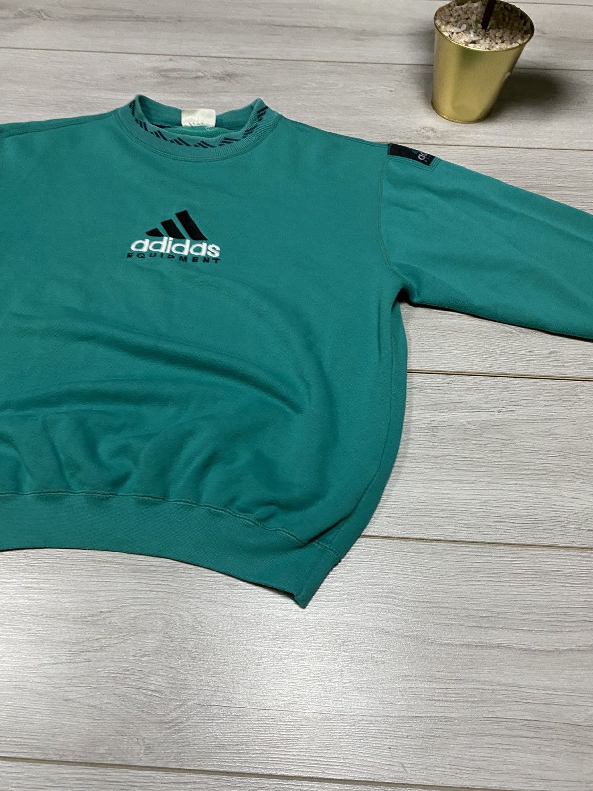 Adidas Adidas Equipment 90s monogram vintage sweatshirt big logo Size US M / EU 48-50 / 2 - 4 Thumbnail