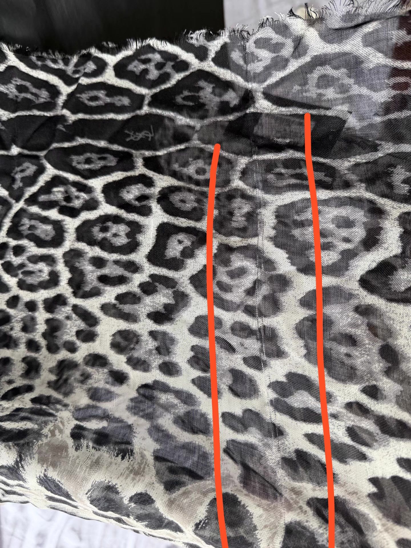 Saint Laurent Paris Saint Laurent leopard print shawl Ｑ23 Size US M / EU 48-50 / 2 - 5 Thumbnail