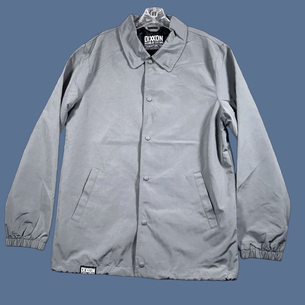 Vintage Dixxon Ground Up Customs Windbreaker Jacket Gray Snap Front Workwear Mens Medium Size US M / EU 48-50 / 2 - 1 Thumbnail
