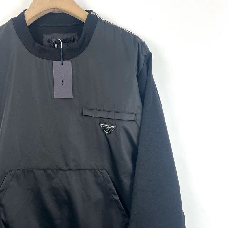 Prada Prada Triangle nylon stitching sweatshirt 2505-Nextarrow Size US L / EU 52-54 / 3 - 3 Thumbnail
