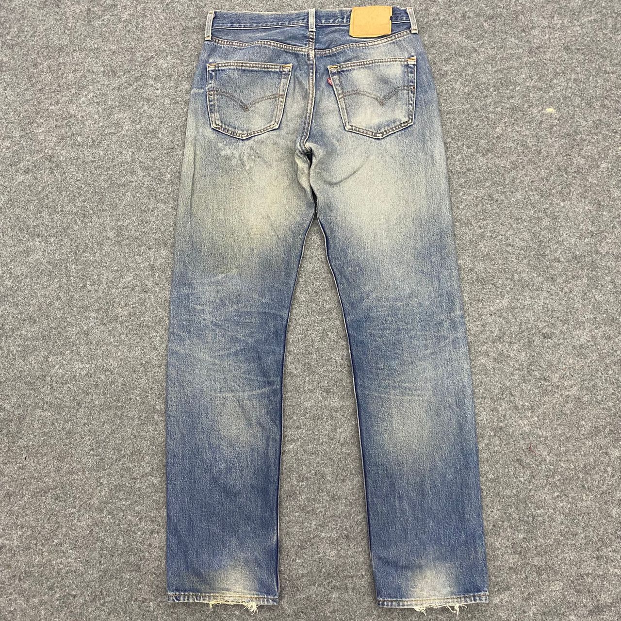 Levi's 💥Vintage 90s Levis 501 Distressed denim Kurt Cobain Style Size US 32 / EU 48 - 3 Thumbnail