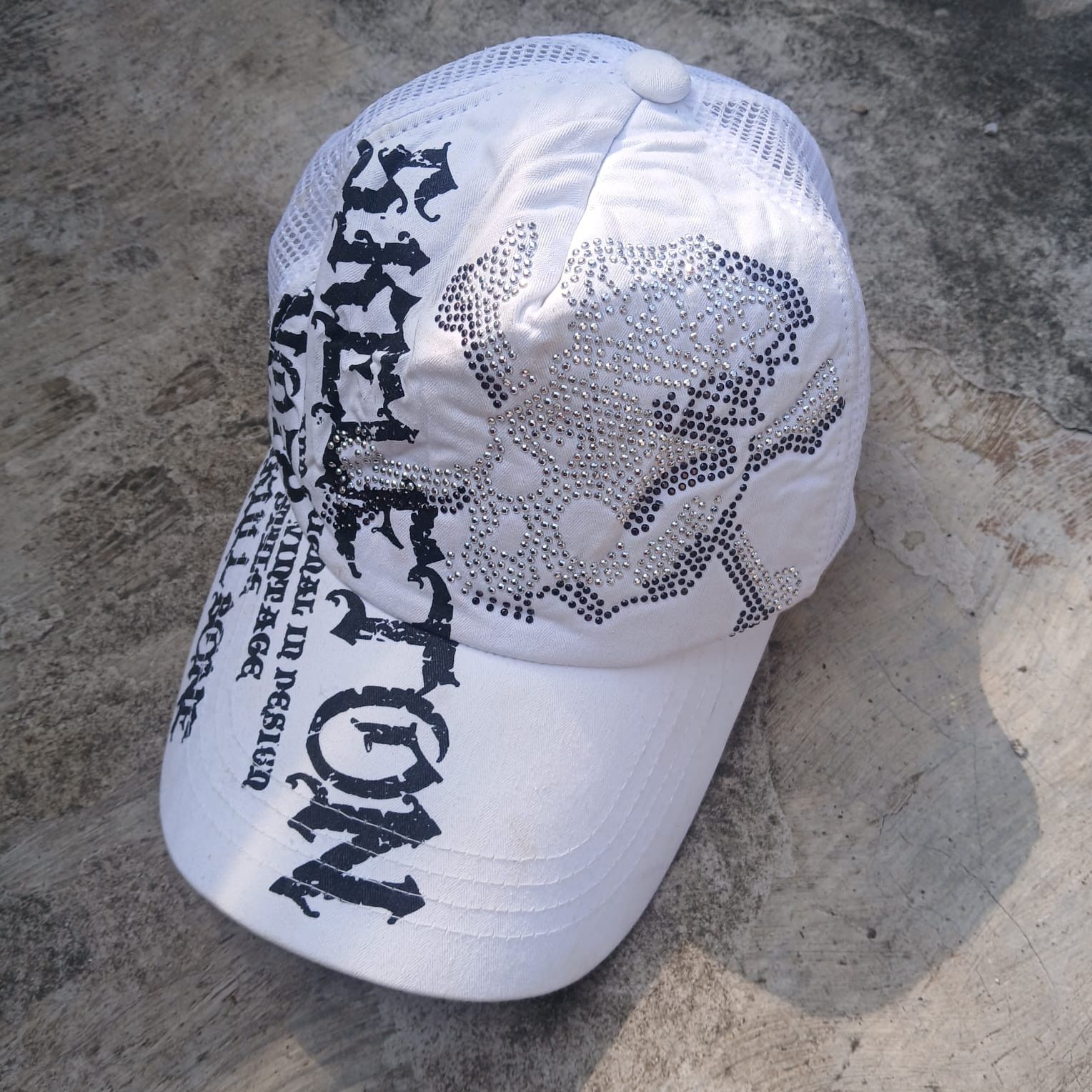 If Six Was Nine Gothic Skull Studded Hat Like If6w9 Kapital vkei style Size ONE SIZE - 3 Thumbnail