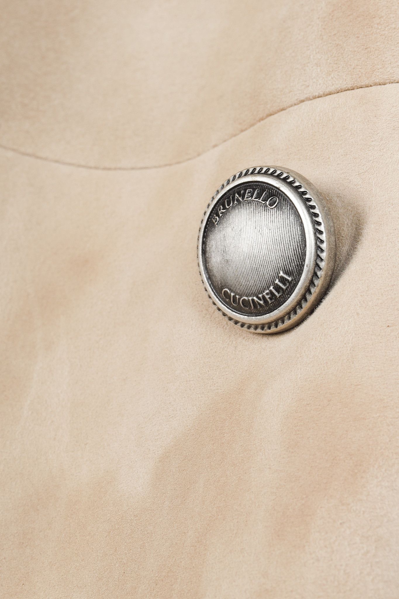 Brunello Cucinelli Brunello Cucinelli Beige Sharpa Sheepskin Fur Peacoat Size US M / EU 48-50 / 2 - 14 Thumbnail