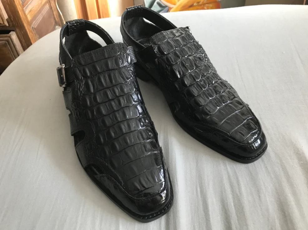 Stacy Adams Black Patent Leather Oxsford Shoes by by Stacy Adams Size US 9.5 / EU 42-43 - 3 Thumbnail