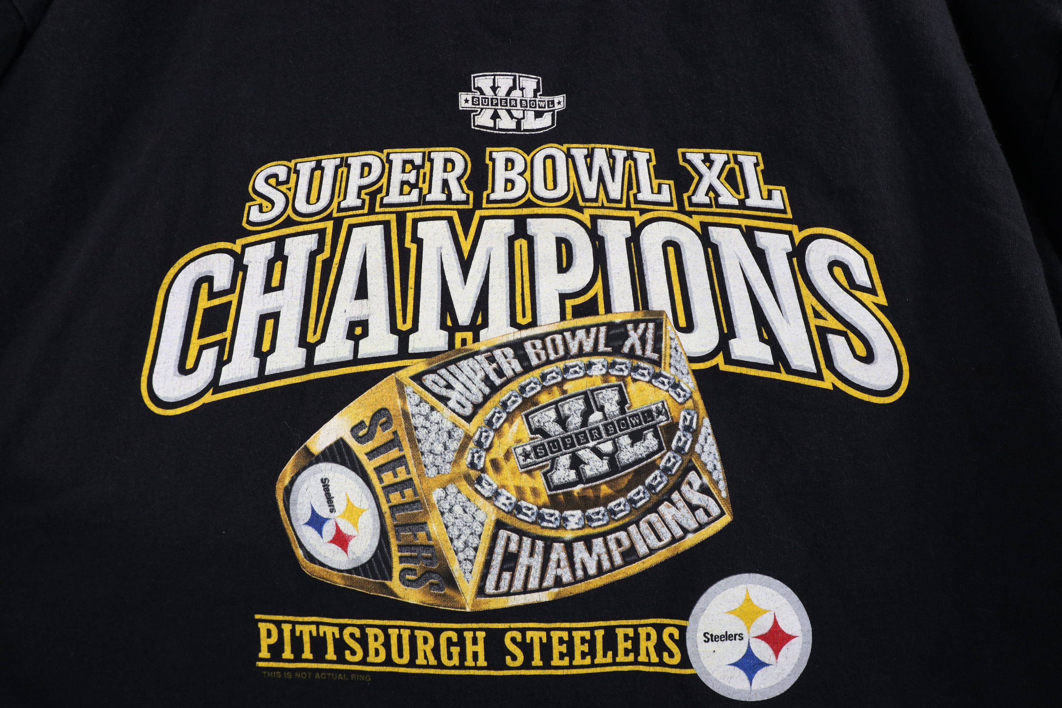 Reebok × Vintage Vintage Reebok Champs Pittsburgh Steelers Football T-Shirt Size US XXL / EU 58 / 5 - 4 Thumbnail