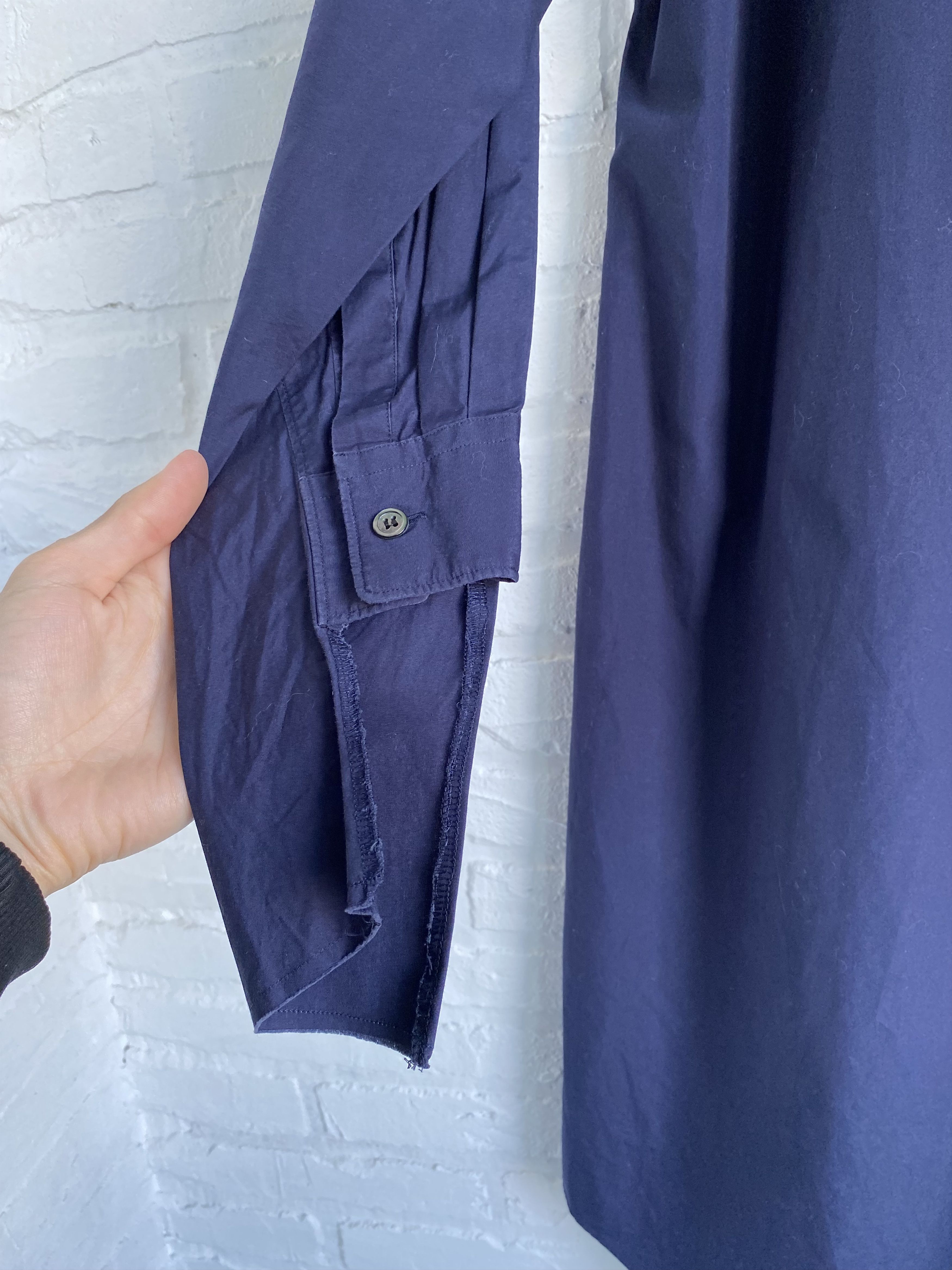 Comme des Garcons × Japanese Brand Comme des Garcons reconstructed long button shirt Size US S / EU 44-46 / 1 - 10 Thumbnail