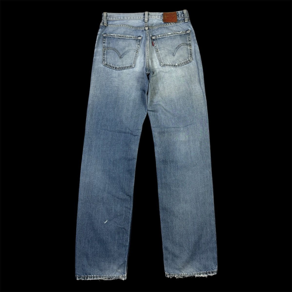 If Six Was Nine × Levi's 💥Vintage Levis 502 Distressed Sick Blue Wash Denim Size US 30 / EU 46 - 2 Thumbnail