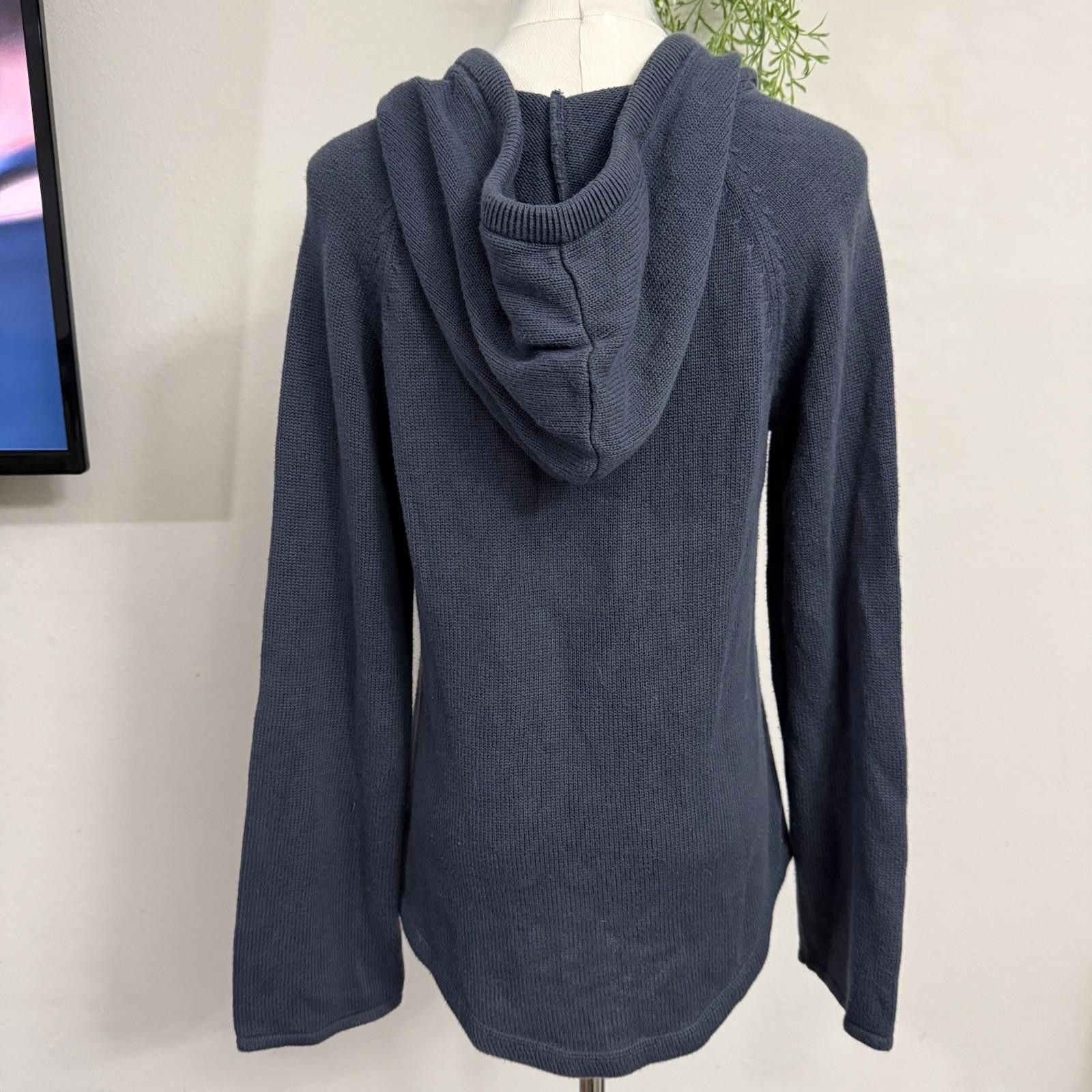 Other Y2k Grunge Navy Roxy Pullover Sweater Knit Medium Size M / US 6-8 / IT 42-44 - 3 Thumbnail