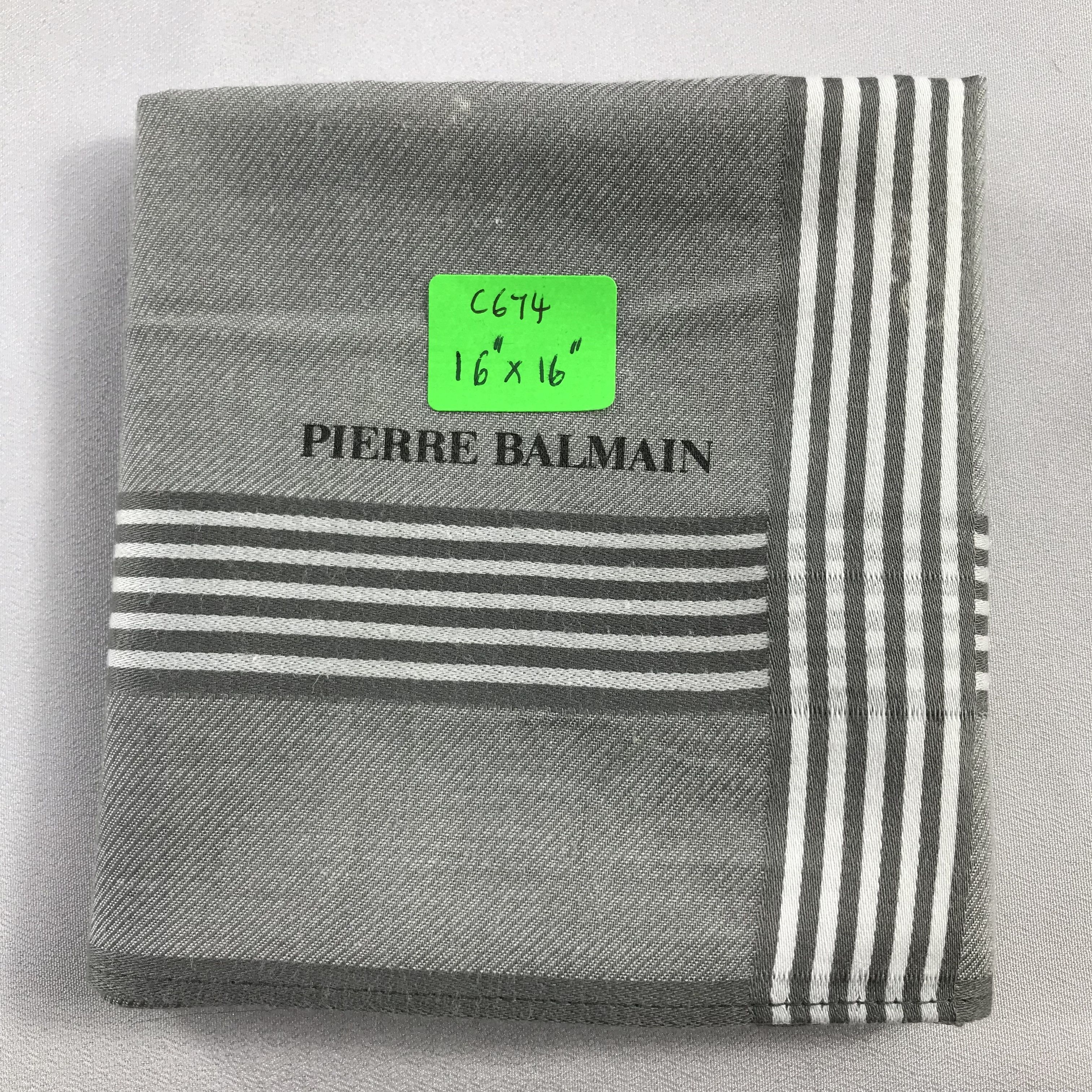 Pierre Balmain Pierre Balmain Handkerchief / Bandana / Neckerchief C674 Size ONE SIZE - 8 Thumbnail