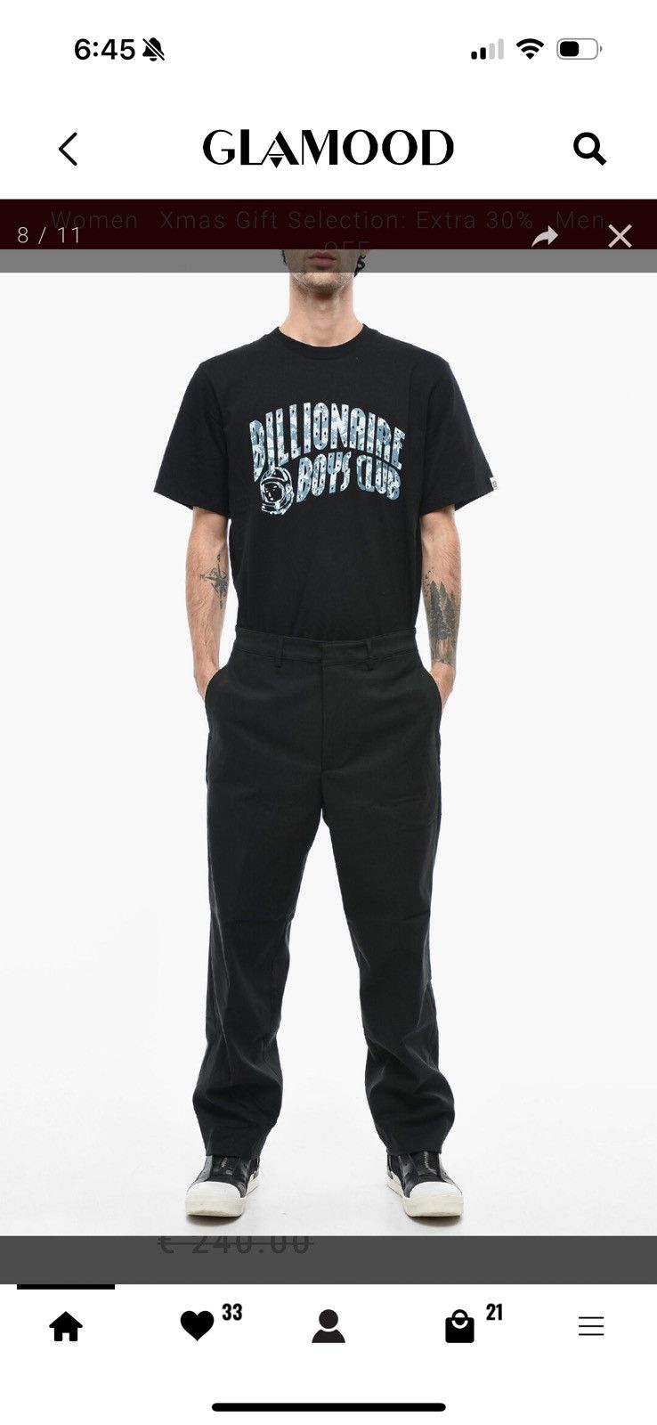 DEPARTMENT5 NWT Department 5 E-MOTION Loose Fit Pants | Black Size US 36 / EU 52 - 1 Thumbnail
