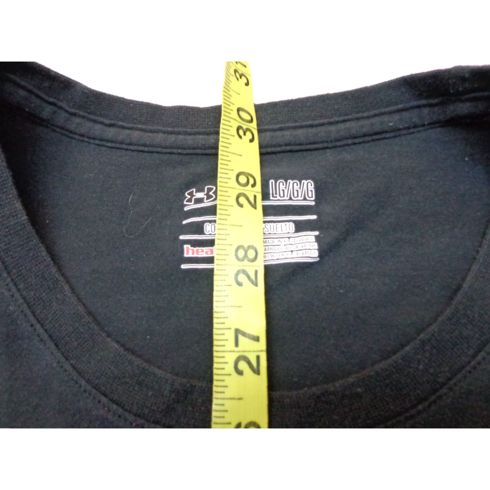 Under Armour Under Armour HeatGear T-Shirt Mens Large Black Loose Fit Short Sleeve Regular Size L Size US L / EU 52-54 / 3 - 6 Thumbnail