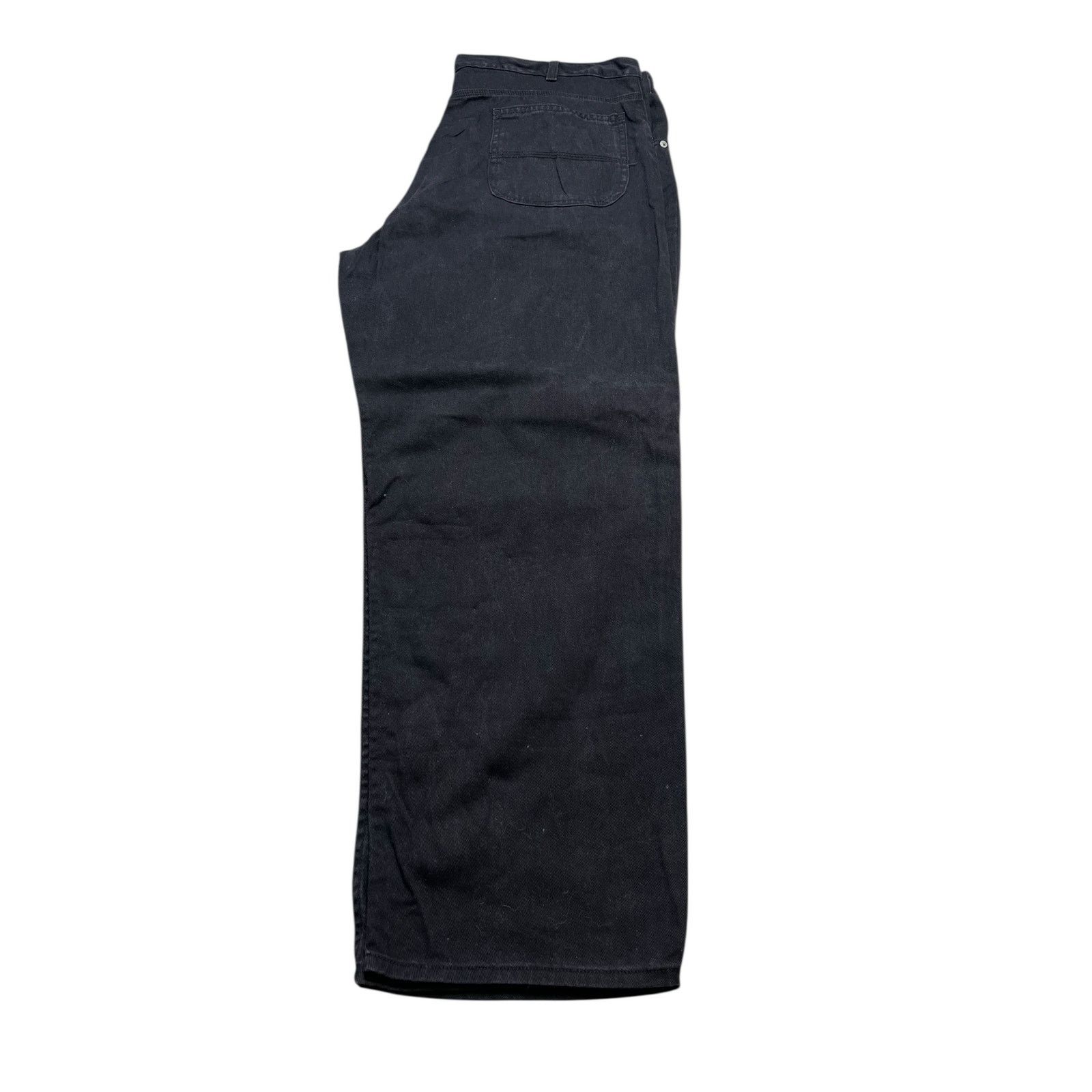 Faded Glory Vintage 90s Faded Glory Utility Black Denim Work Pants Sz 40 Size US 40 / EU 56 - 3 Thumbnail