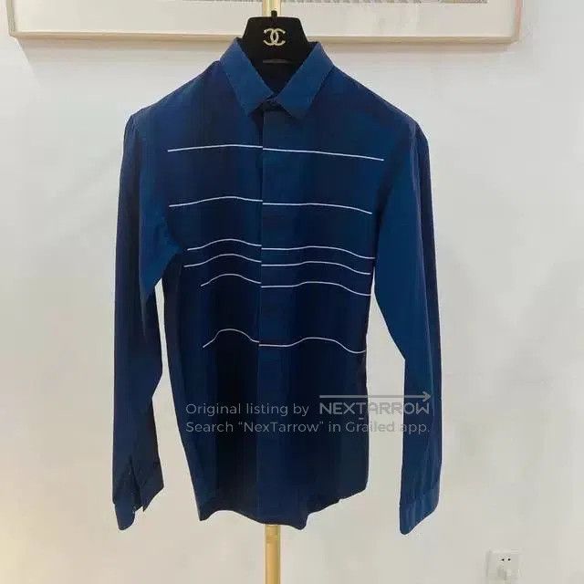 Dior blue long sleeve shirt for men. Size US S / EU 44-46 / 1 - 1 Thumbnail