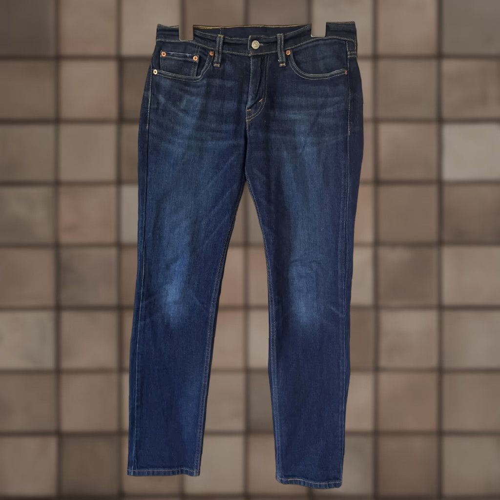 Levi's Levi's 511 Slim Straight Leg Denim Jeans 29x32 Dark Blue Mens Size US 29 - 1 Thumbnail