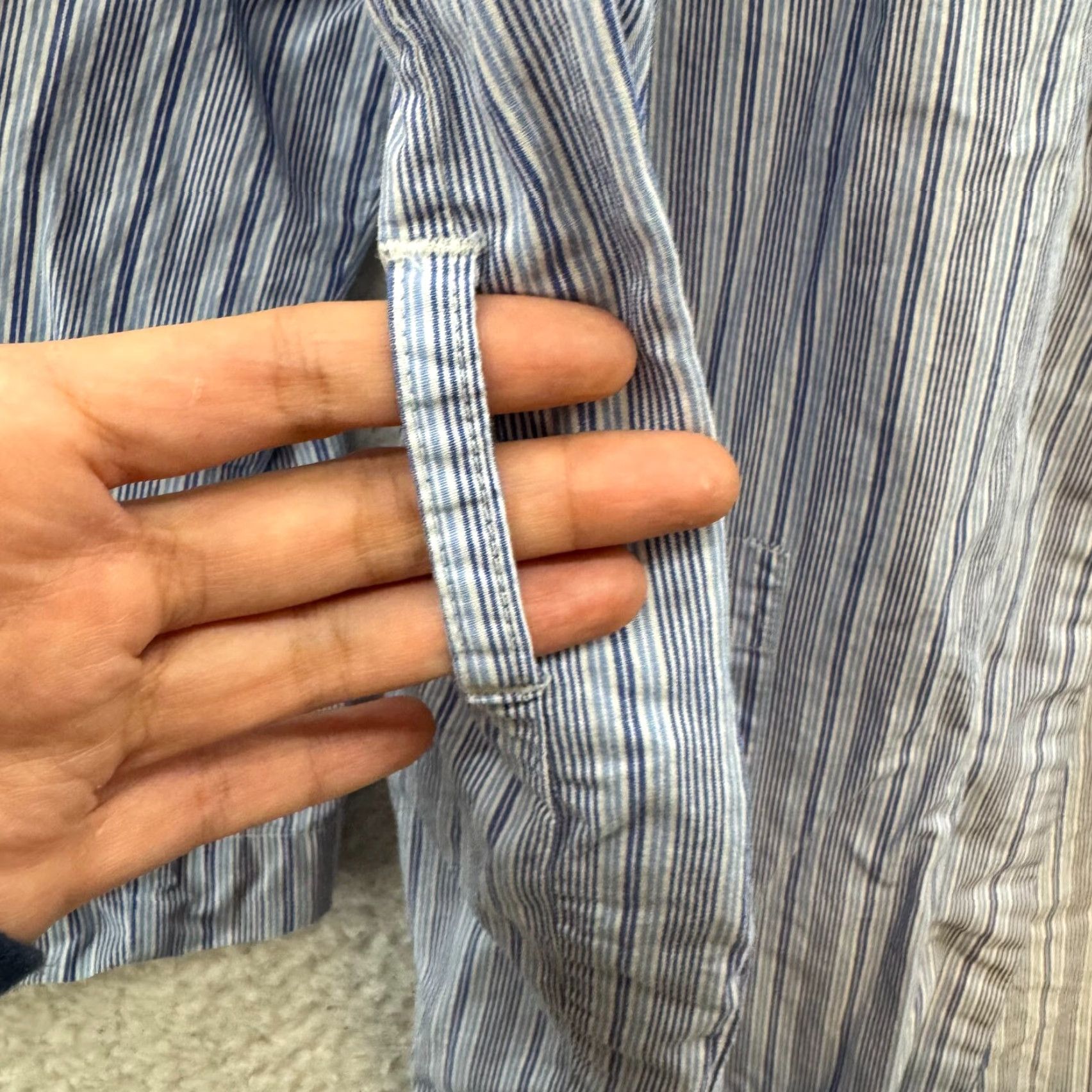 Polo Ralph Lauren Polo Ralph Lauren Robe Pajama Pants XL Blue Pinstripe Vertical Stripe Mens Size US XL / EU 56 / 4 - 5 Thumbnail