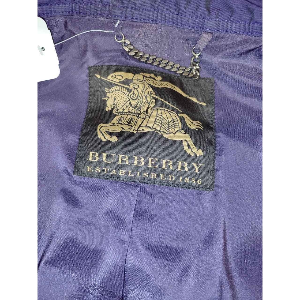 Burberry Burberry Purple Double-Breasted Coat IT42 M Size M / US 6-8 / IT 42-44 - 8 Thumbnail