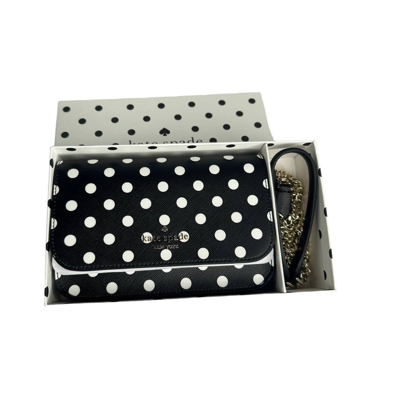 Kate Spade Kate Spade Cheers Boxed Black and white Crossbody Clutch bag Size ONE SIZE - 8 Thumbnail