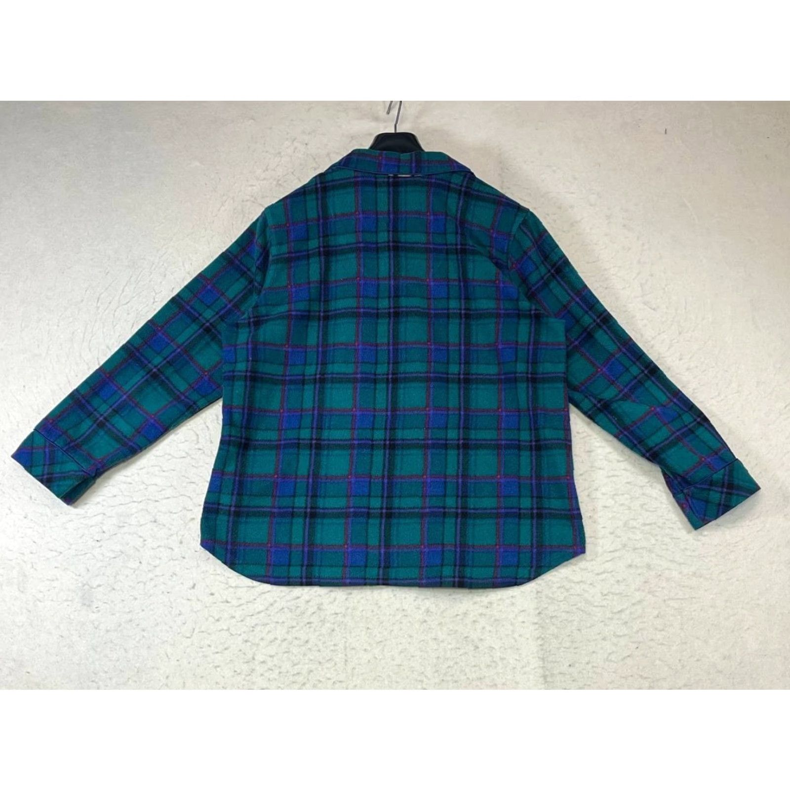 Ralph Lauren Ralph Lauren Women Pajama Set XL Fleece Green Plaid Lounge See Lint Pattern Size 40" / US 18 - 4 Thumbnail