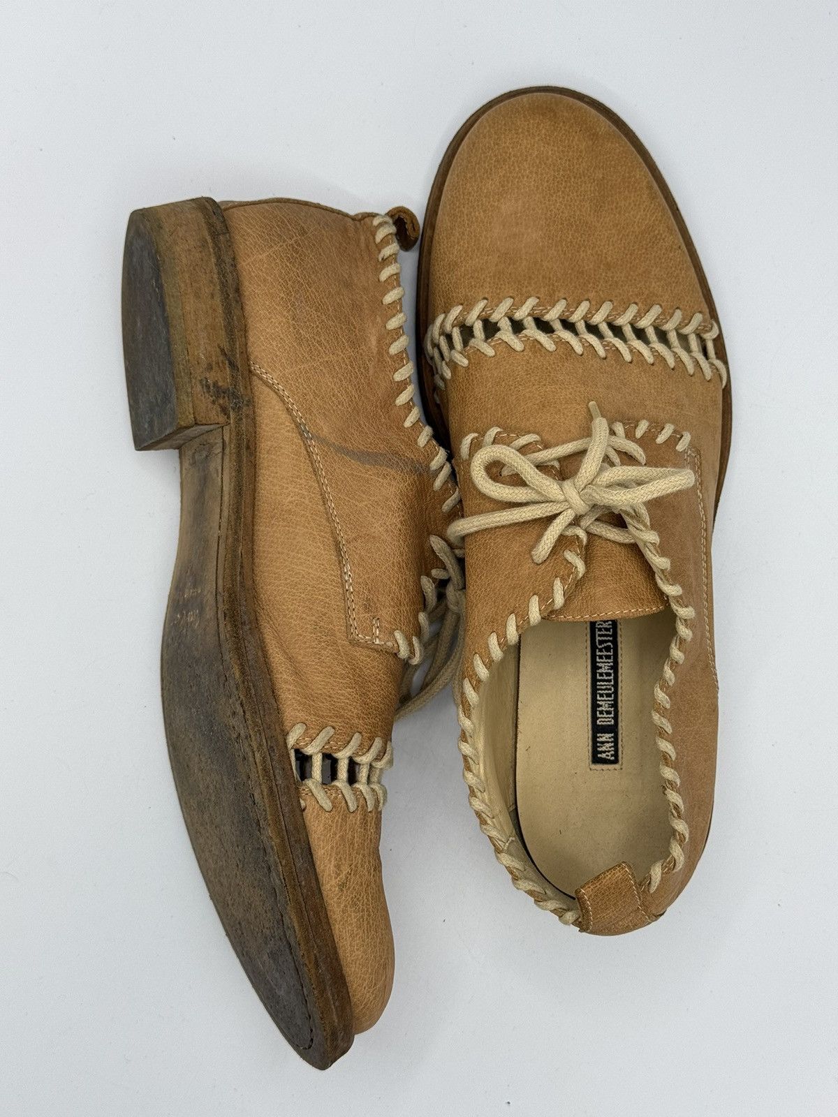Ann Demeulemeester Ann Demeulemeester PWF Menswear SS/2009 Lace-up Shoes Size US 8 / EU 41 - 6 Thumbnail