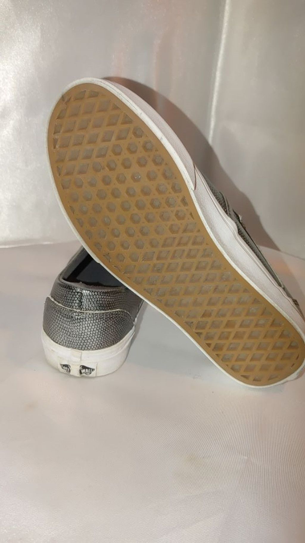 Vans VANS Classic Slip Ons in Metallic Silver Size 8 Size US 8 / IT 38 - 7 Thumbnail