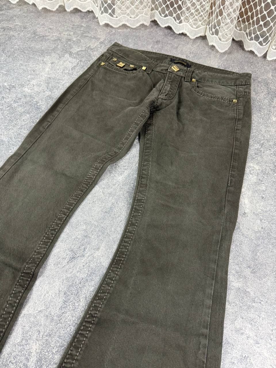 Roberto Cavalli Roberto Cavalli coquette core flared y2k distressed jeans Size 27" / US 4 / IT 40 - 6 Thumbnail
