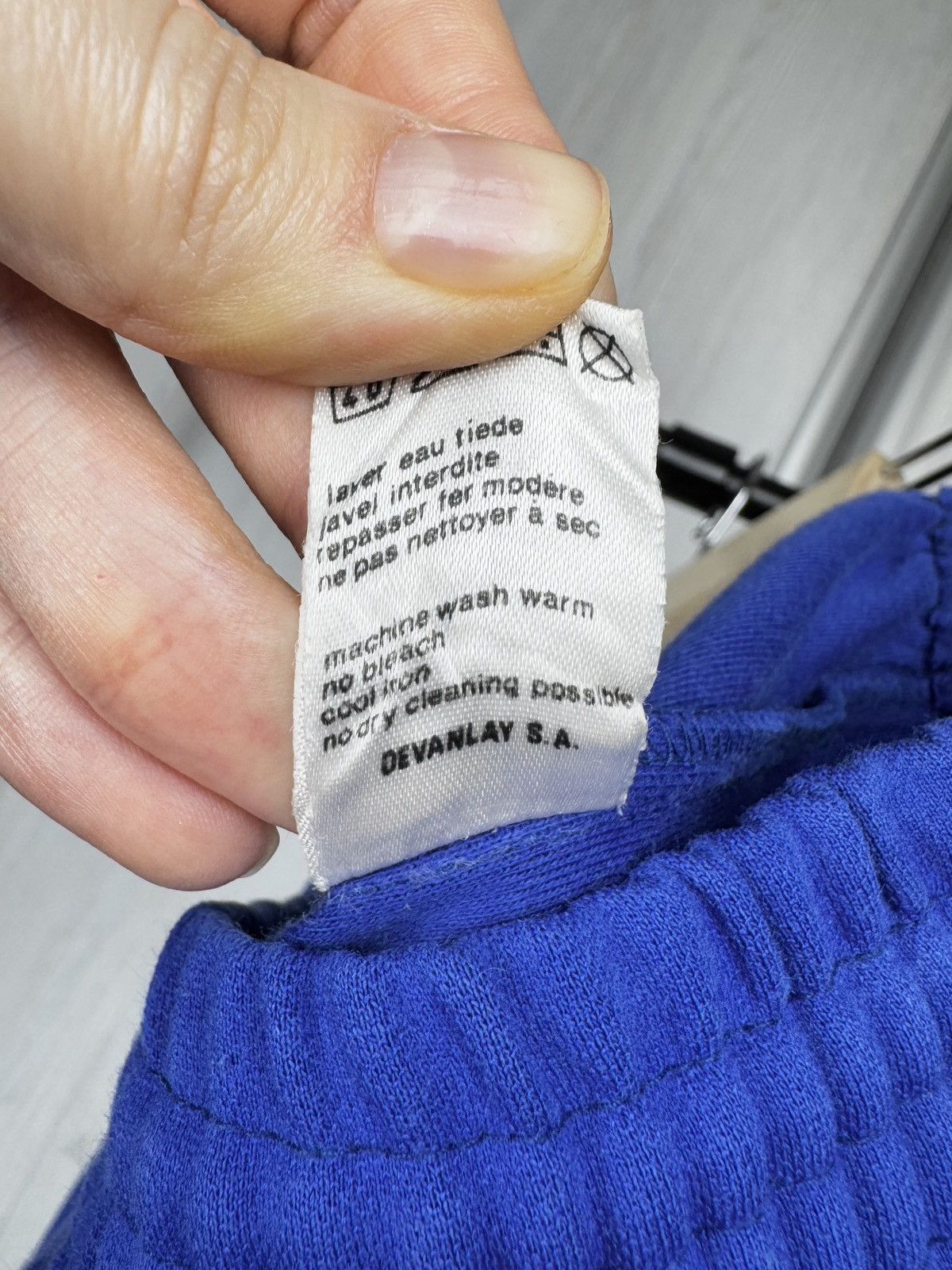 Lacoste Chemise Lacoste vintage 90s made in France blue sweatpants Size US 34 / EU 50 - 13 Thumbnail