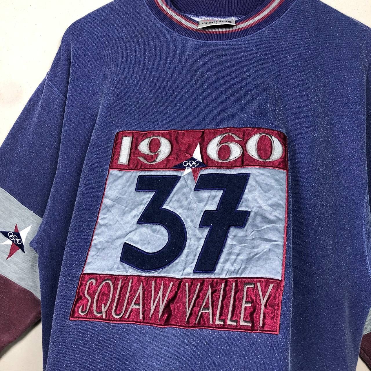 Adidas Vintage Adidas 1960 Winter Olympics Sweatshirt Jumper Size US L / EU 52-54 / 3 - 4 Thumbnail
