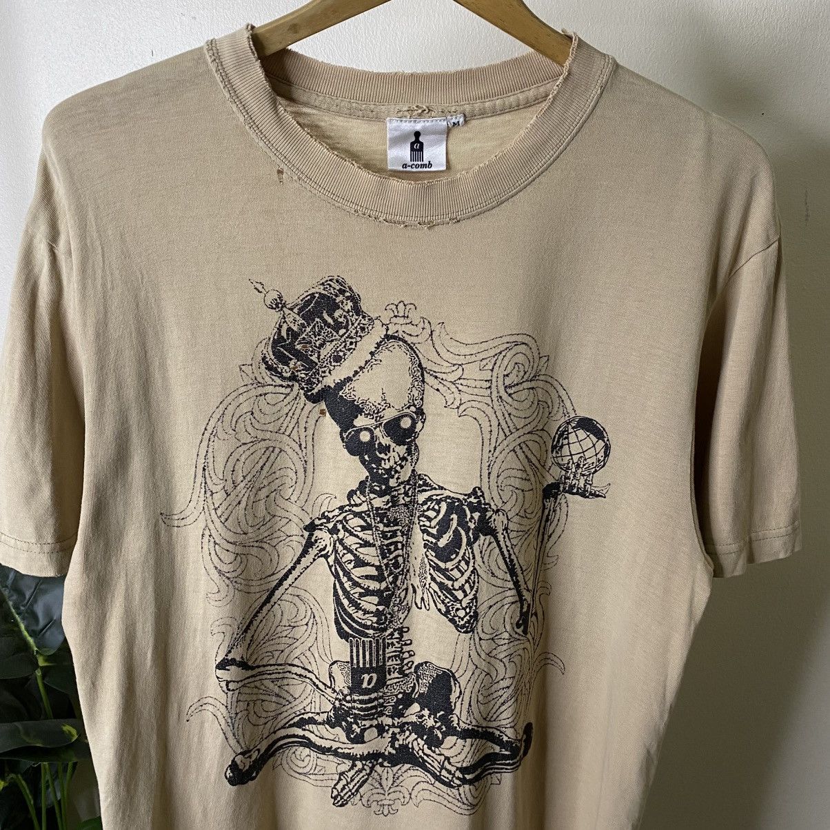 If Six Was Nine Skulls Japanese Cyber Gothic Punk Grunge Hysterics LGB PPFM Size US L / EU 52-54 / 3 - 2 Thumbnail