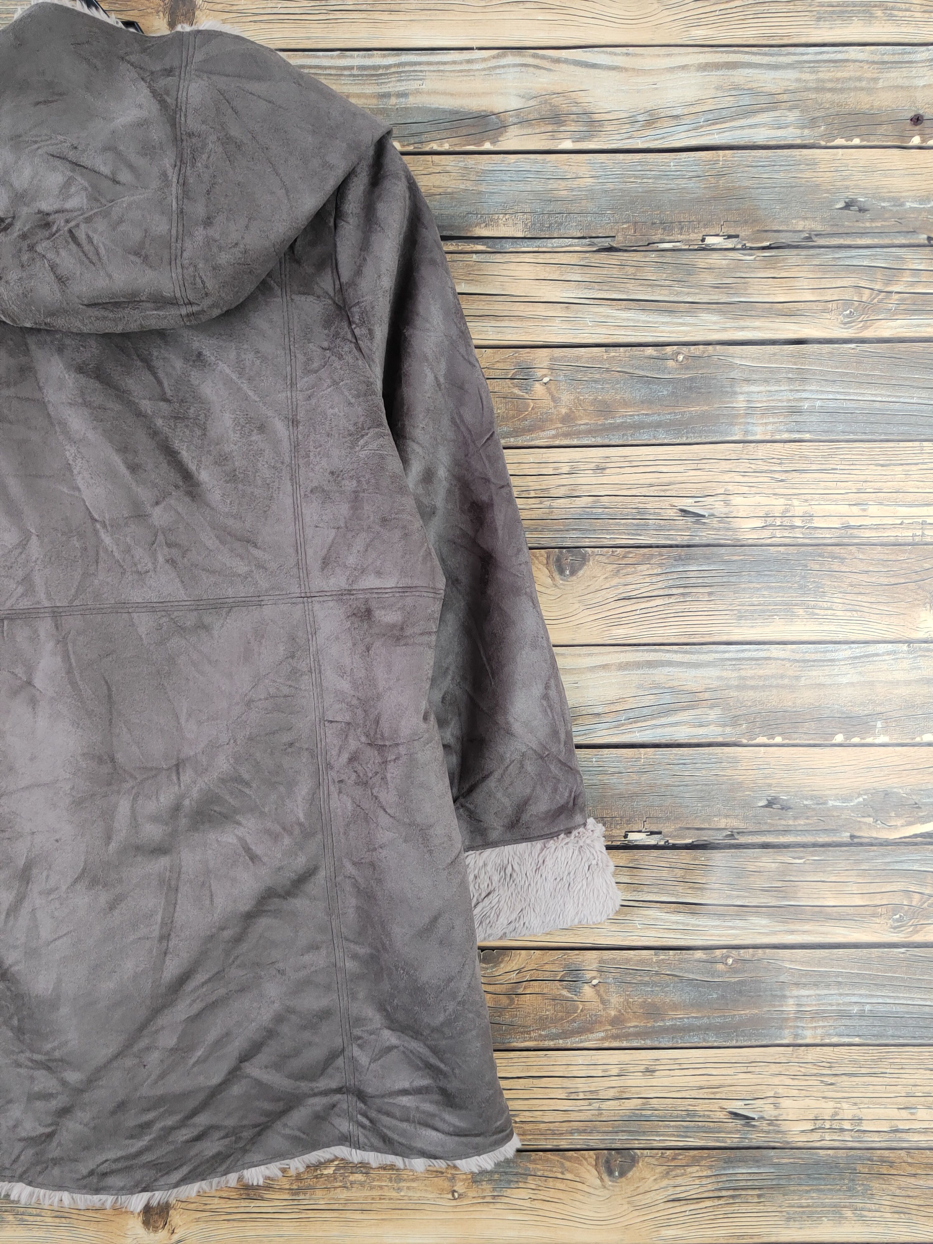 Japanese Brand × Vintage Vintage Faded 💥Belle Jeanne Dark Gray Hoodie Sweater Coats Size L / US 10 / IT 46 - 9 Thumbnail
