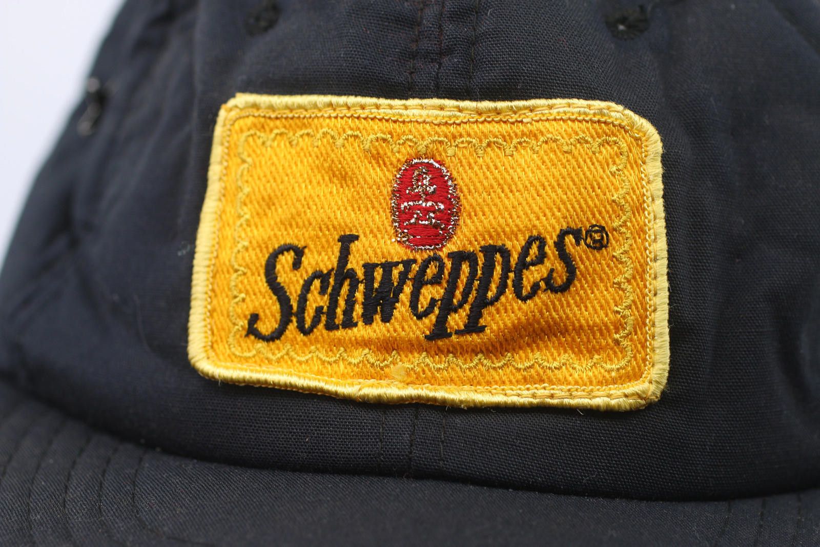 Other Vintage black Schweppes Adjustable Baseball Cap hat patch Size ONE SIZE - 2 Thumbnail