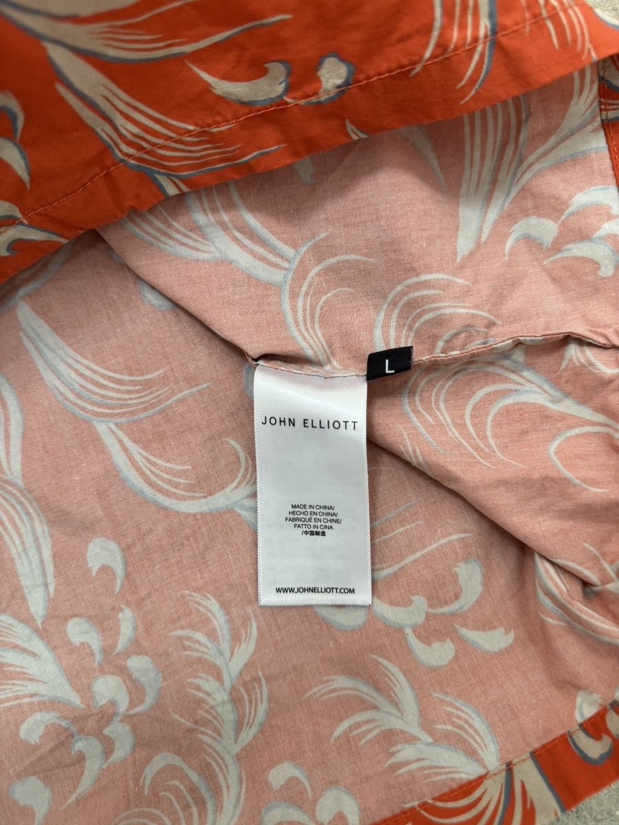 John Elliott John Elliott Camp Shirt – Orange, Size L Size US L / EU 52-54 / 3 - 5 Thumbnail
