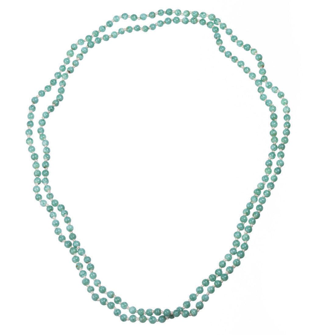 Designer Chinese Peking Glass Bead Flapper Necklace Size ONE SIZE - 2 Thumbnail