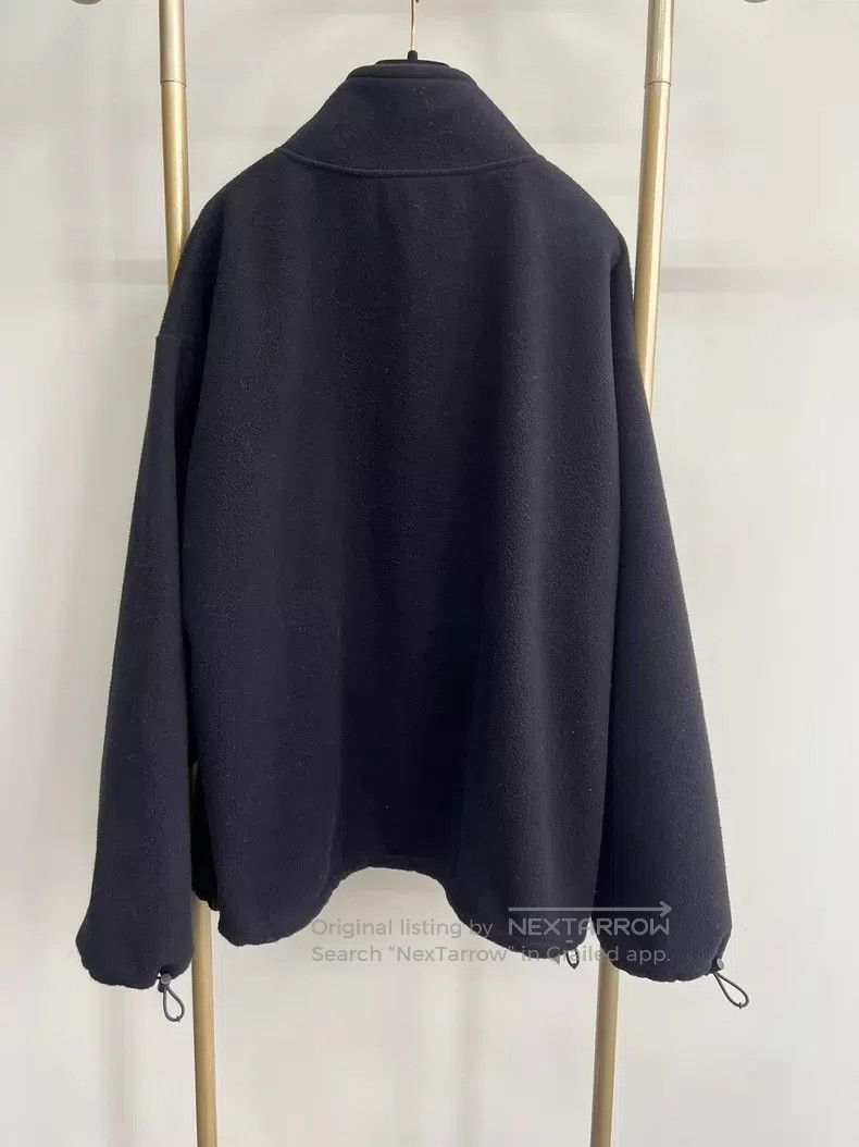 Miu Miu Miu Miu Size s Semi-zipper black polar fleece embroidered L Size S / US 4 / IT 40 - 2 Thumbnail