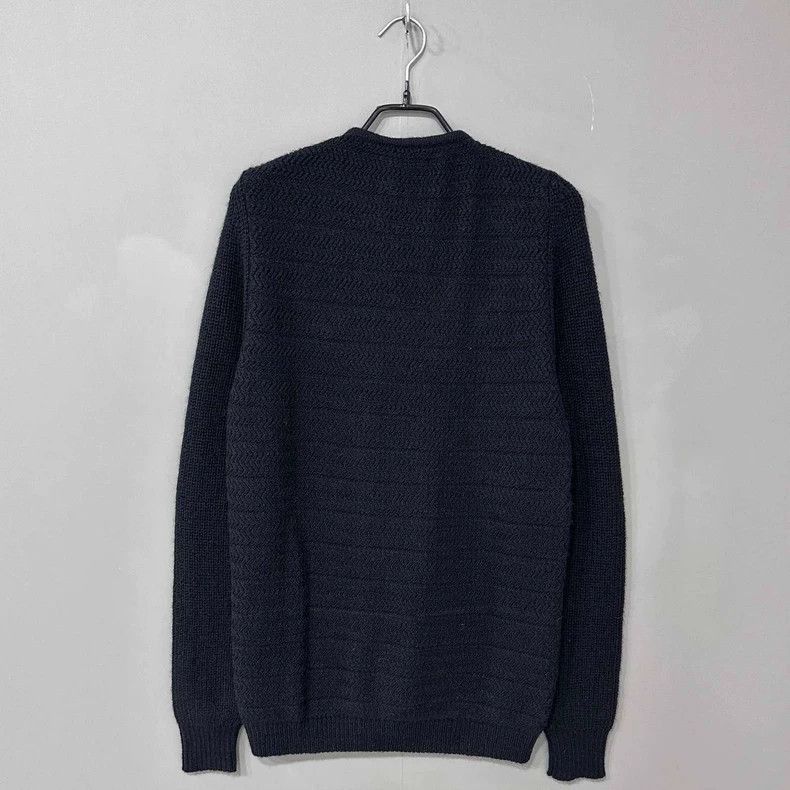 Fendi Black Wool Knit Cardigan by Fendi Size L / US 10 / IT 46 - 3 Thumbnail