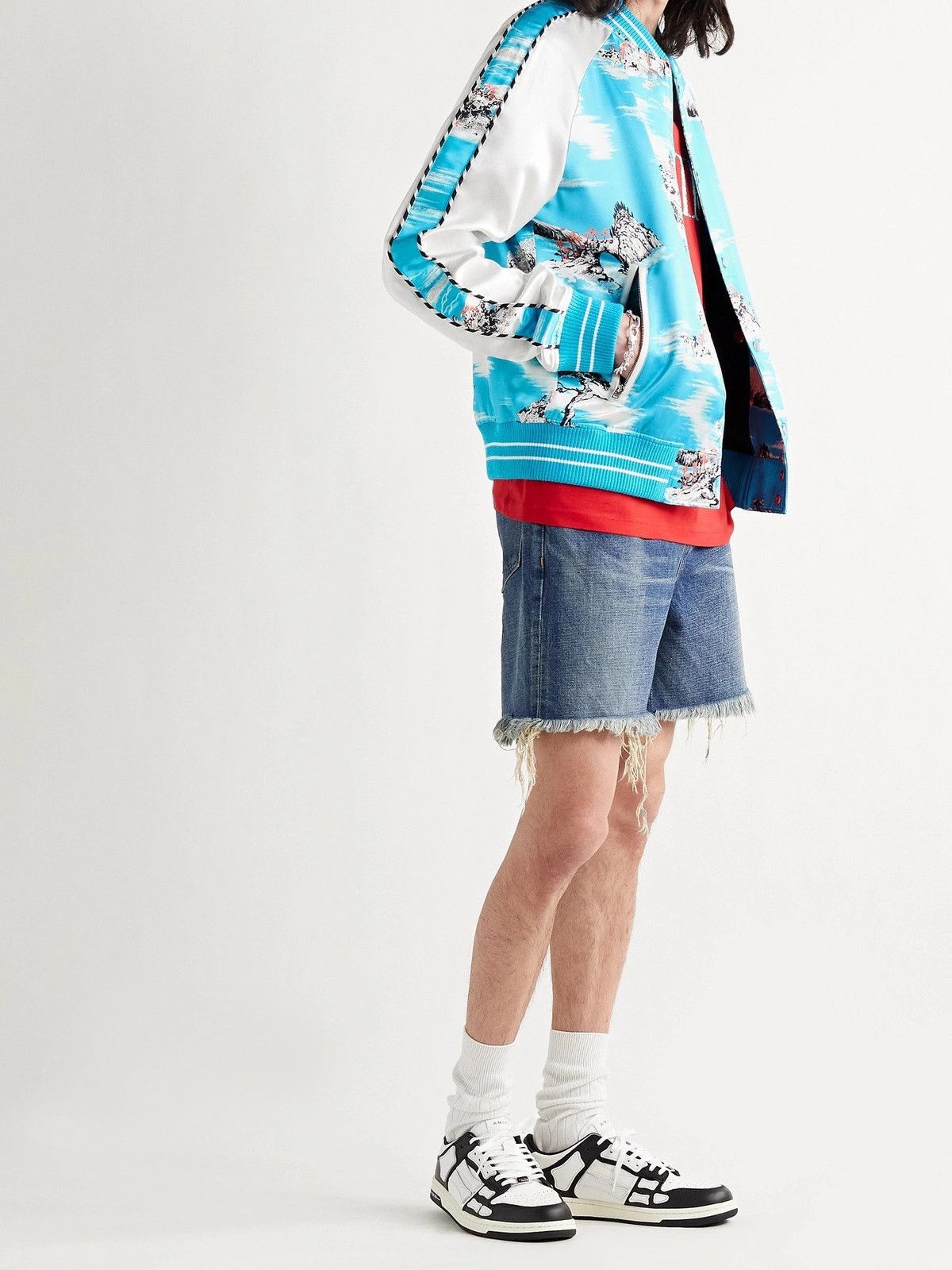 Amiri o1y0525 Bomber Jacket in Multicolor Size US L / EU 52-54 / 3 - 5 Thumbnail