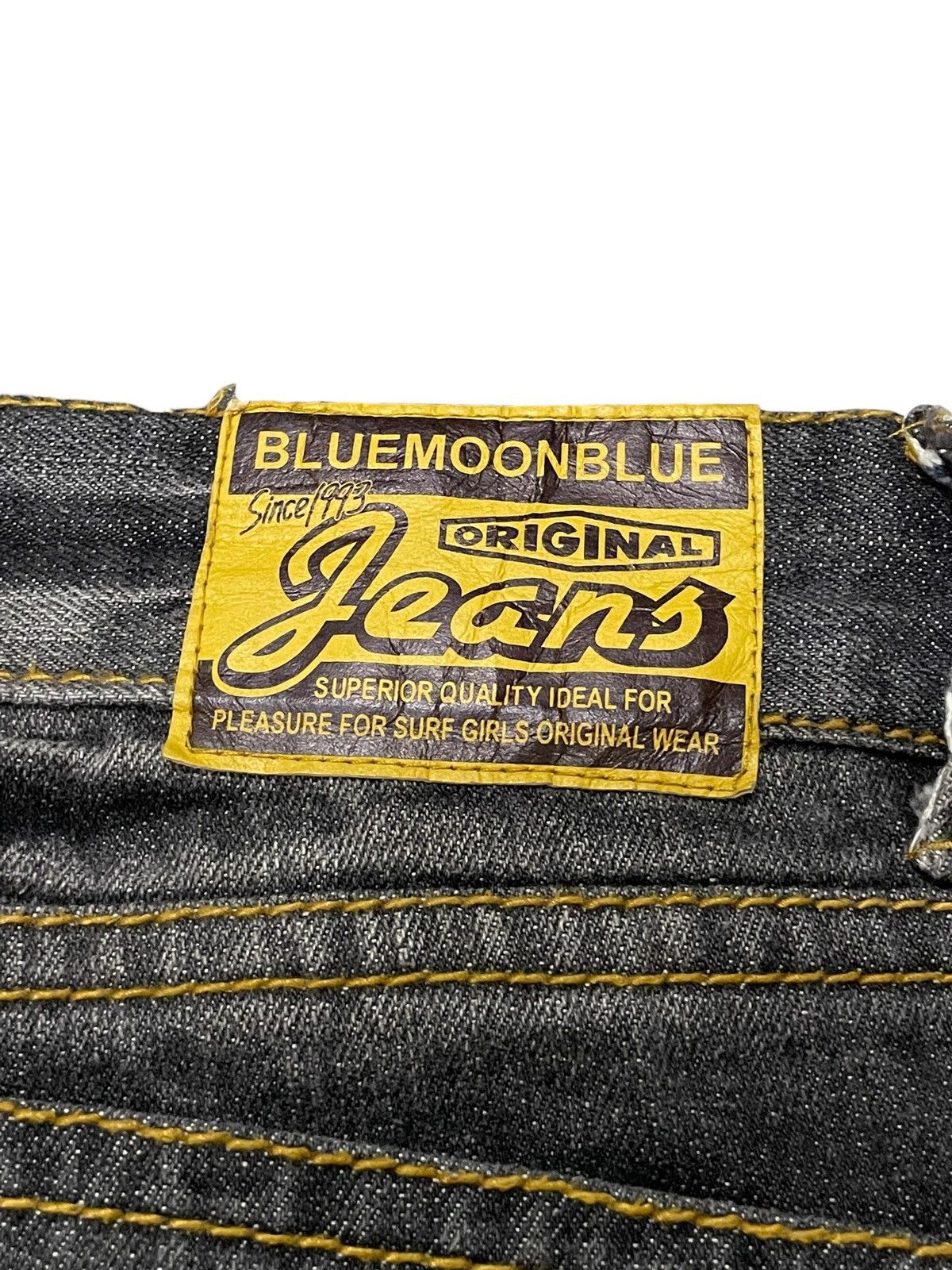 Hysteric Glamour Blue Moon Japan Distressed Patchwork Details Jeans Size US 29 - 15 Thumbnail