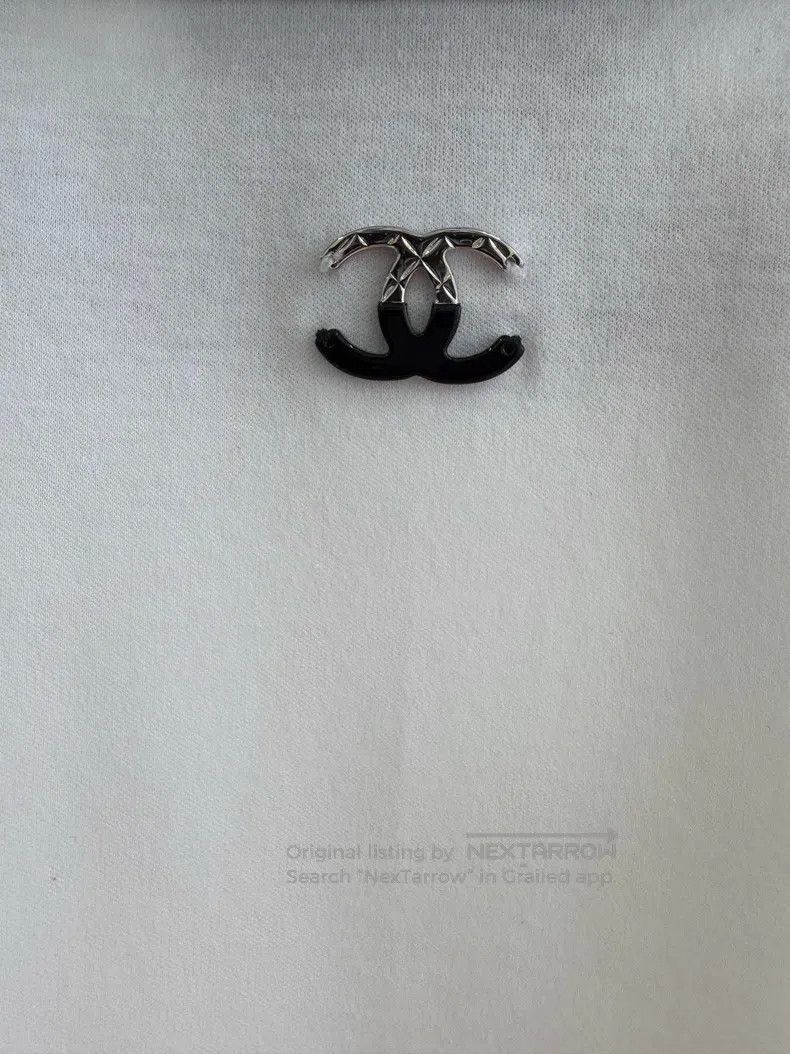 Chanel Chanel Doll collar white pleated T-shirt Size XS / US 0-2 / IT 36-38 - 4 Thumbnail