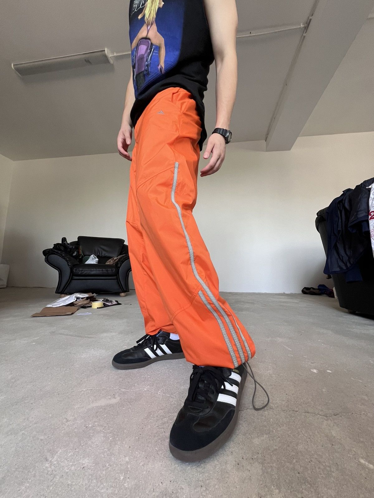 Adidas Vintage Adidas Orange Sweatpants Size US 32 / EU 48 - 11 Thumbnail