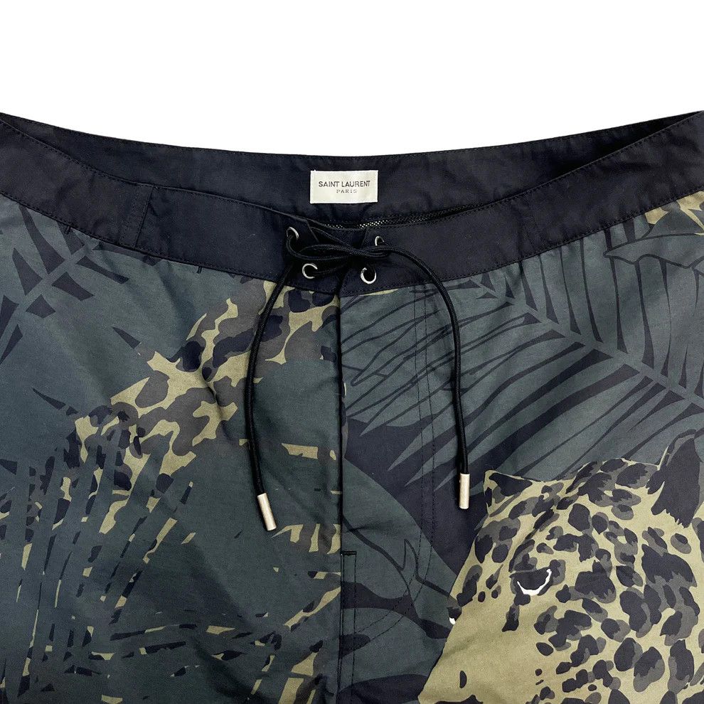 Saint Laurent Paris o1la1rc1a0825 649134 Nocturnal Leopard Swim Trunks Short Size US 32 / EU 48 - 3 Thumbnail