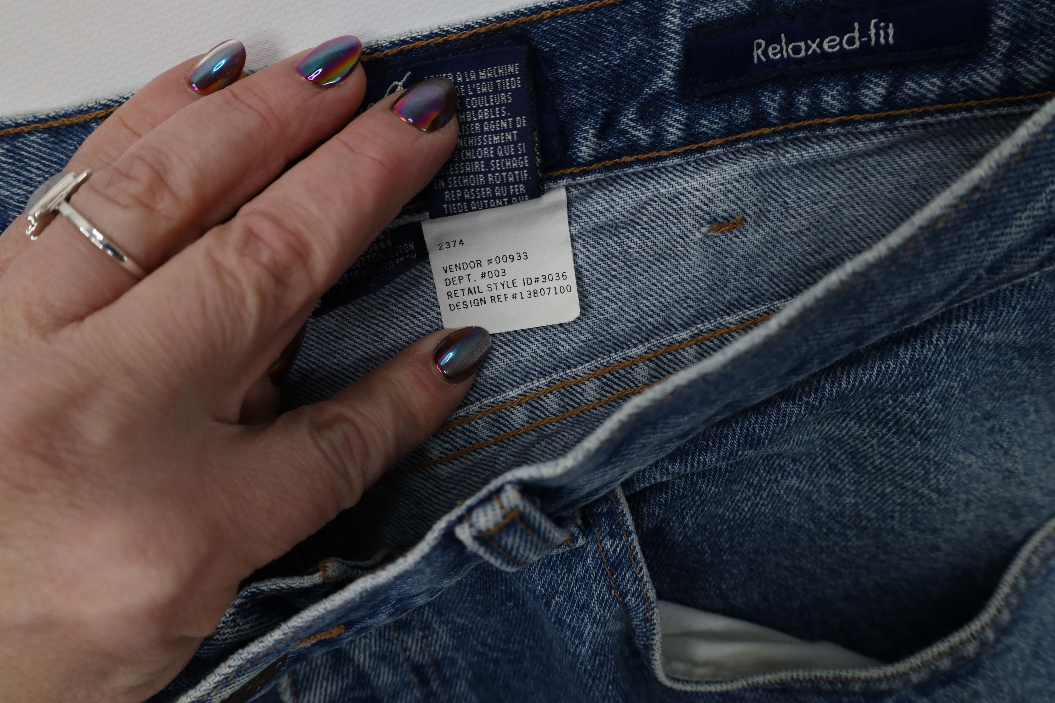 Eddie Bauer Vintage 90s Eddie Bauer Relaxed Fit Denim Jeans Blue Cotton Size US 34 / EU 50 - 11 Thumbnail