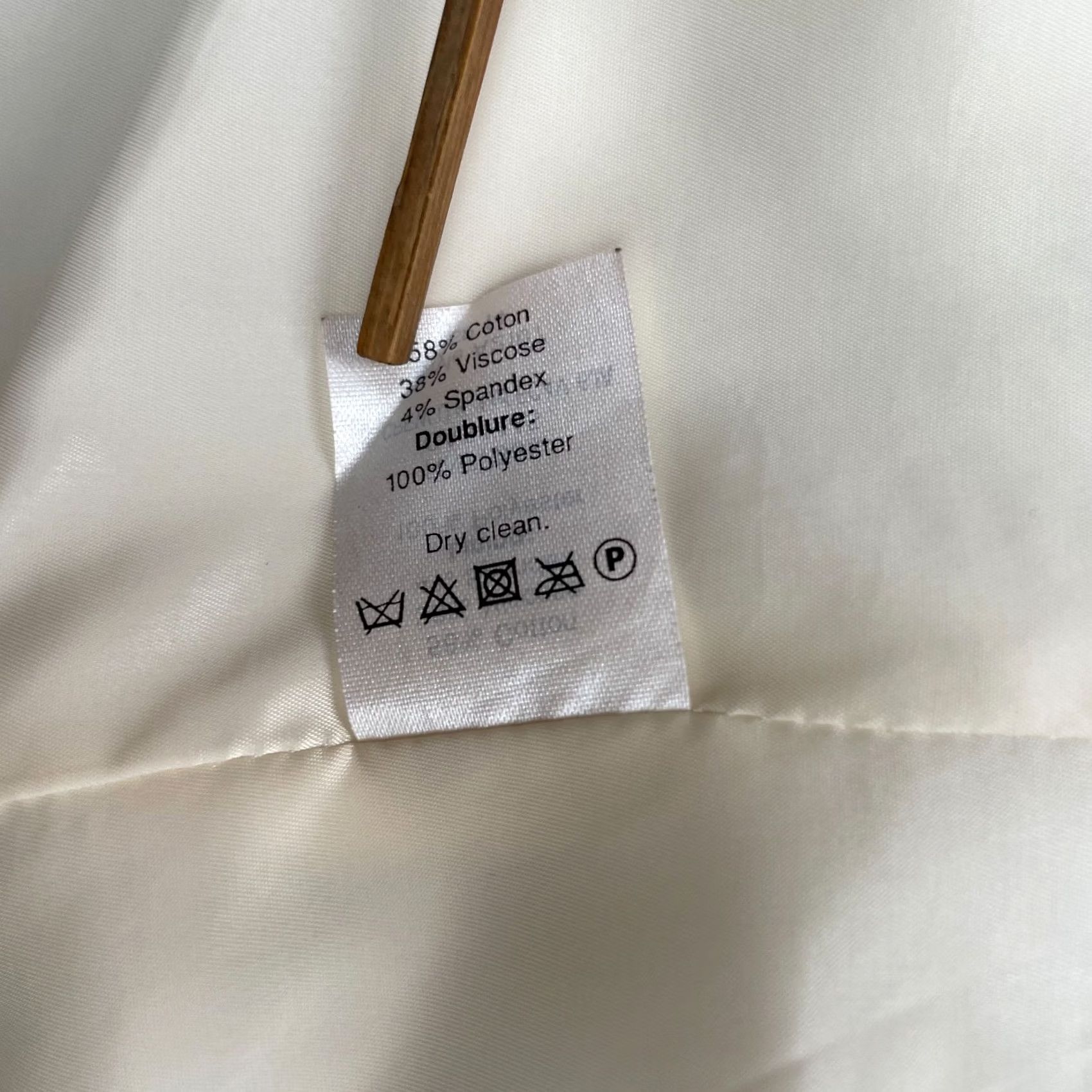 J.Crew J.CREW Blazer Jacket Womens 2 Beige Alexandra Short Notch Lapel Lined Cotton Stretch Formal Tailored Size XS / US 0-2 / IT 36-38 - 5 Thumbnail