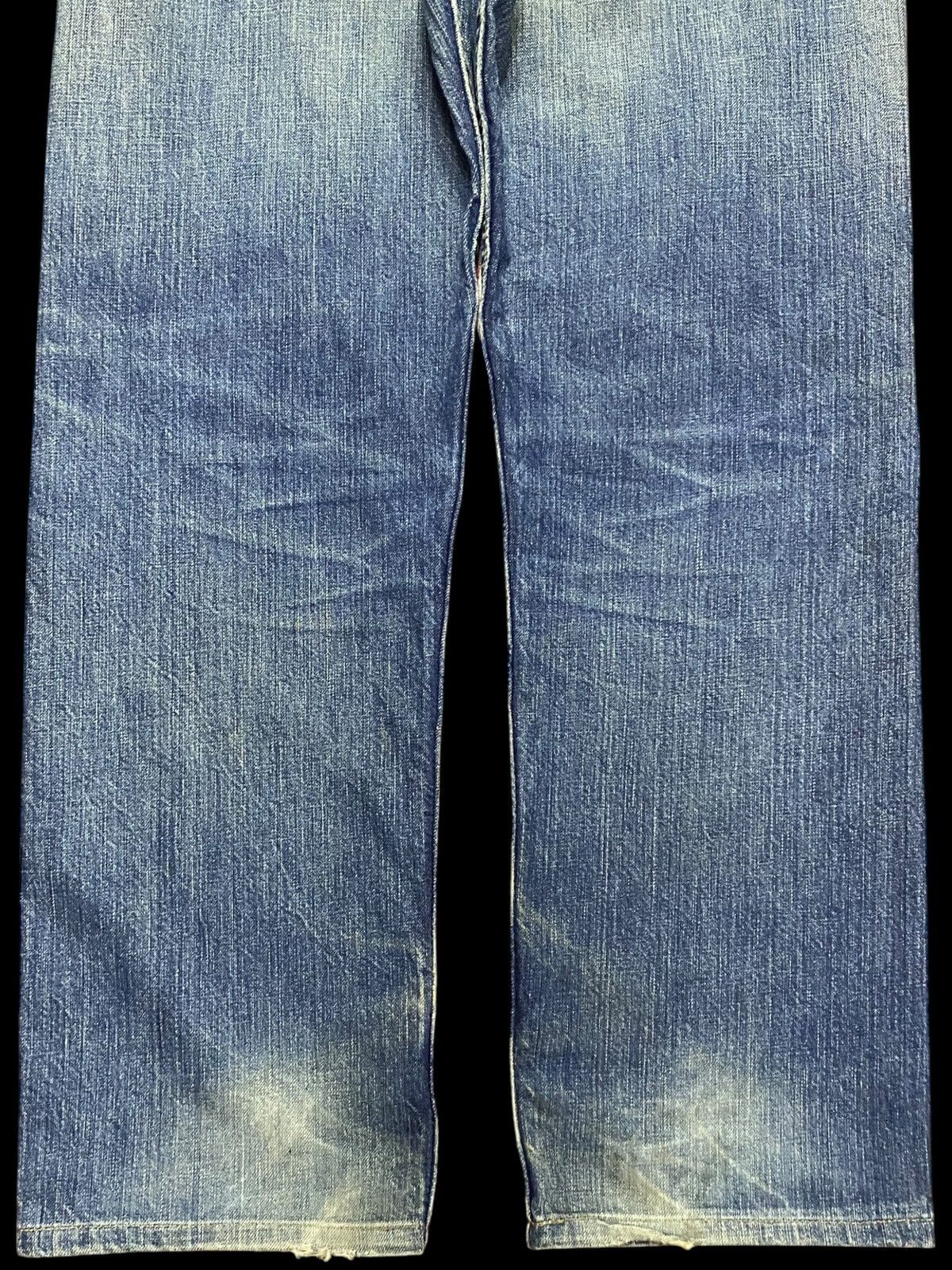 Levi's Vintage Clothing Vintage Y2K Levis 501 Blue Wash Distressed Loose Jeans Size US 30 / EU 46 - 6 Thumbnail