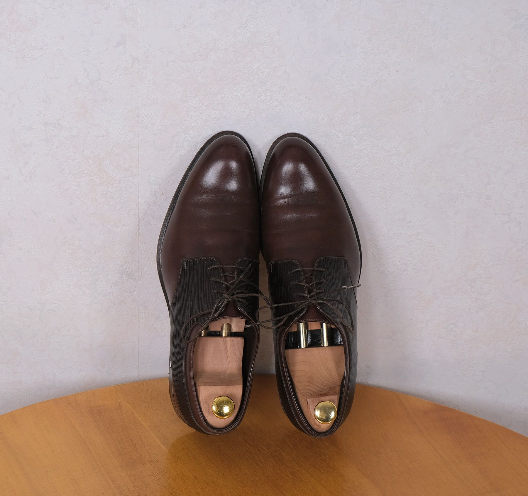 Louis Vuitton Louis Vuitton,Brown leather Shoes,Size 42, Certificate,1020e Size US 9 / EU 42 - 5 Thumbnail