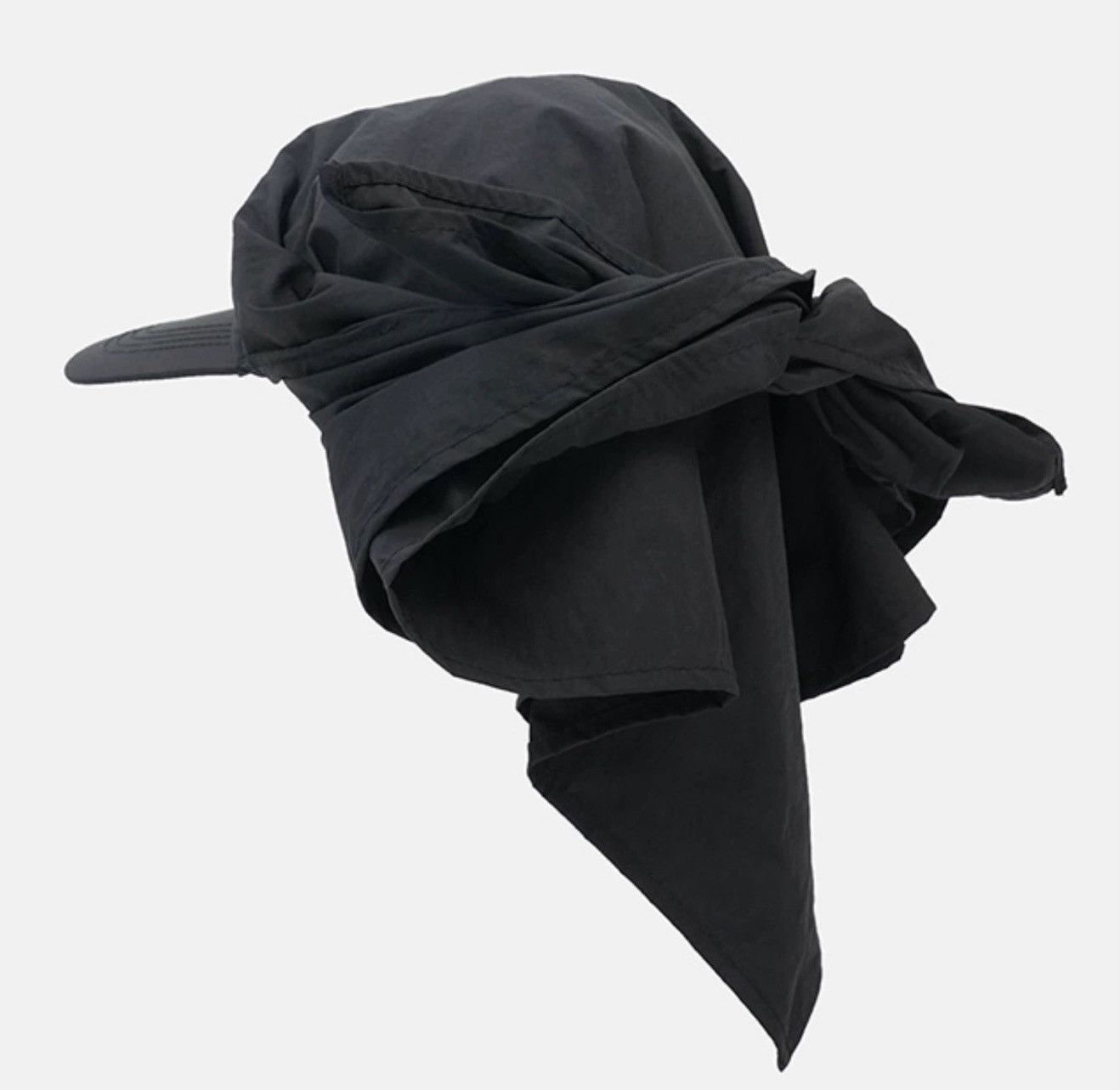 Japanese Brand Avant garde fashion multi-style handkerchief cap hat Size ONE SIZE - 5 Thumbnail