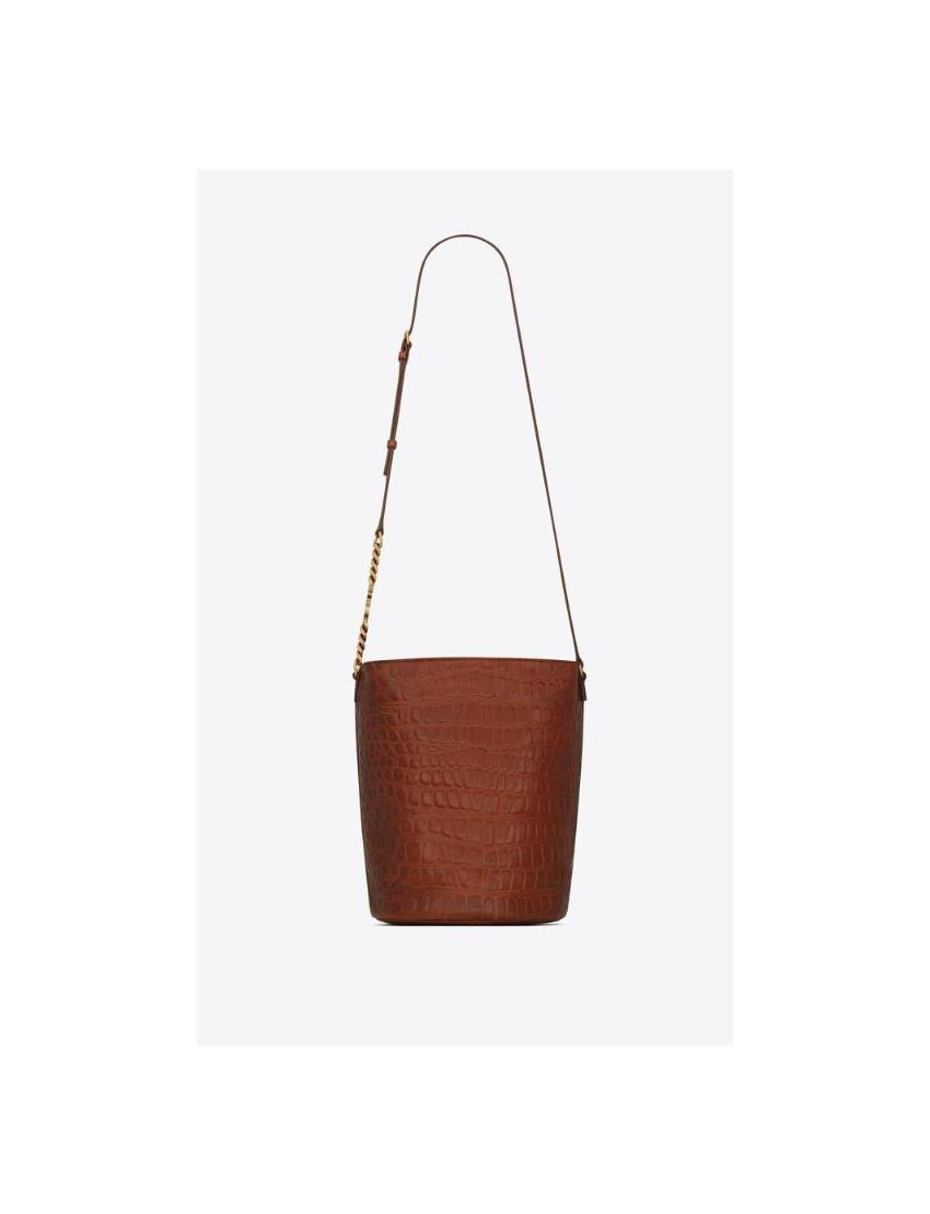 Saint Laurent Paris o1bcso1str0325 Size: OS/Vintage Bucket Bag in Brown Size ONE SIZE - 1 Thumbnail