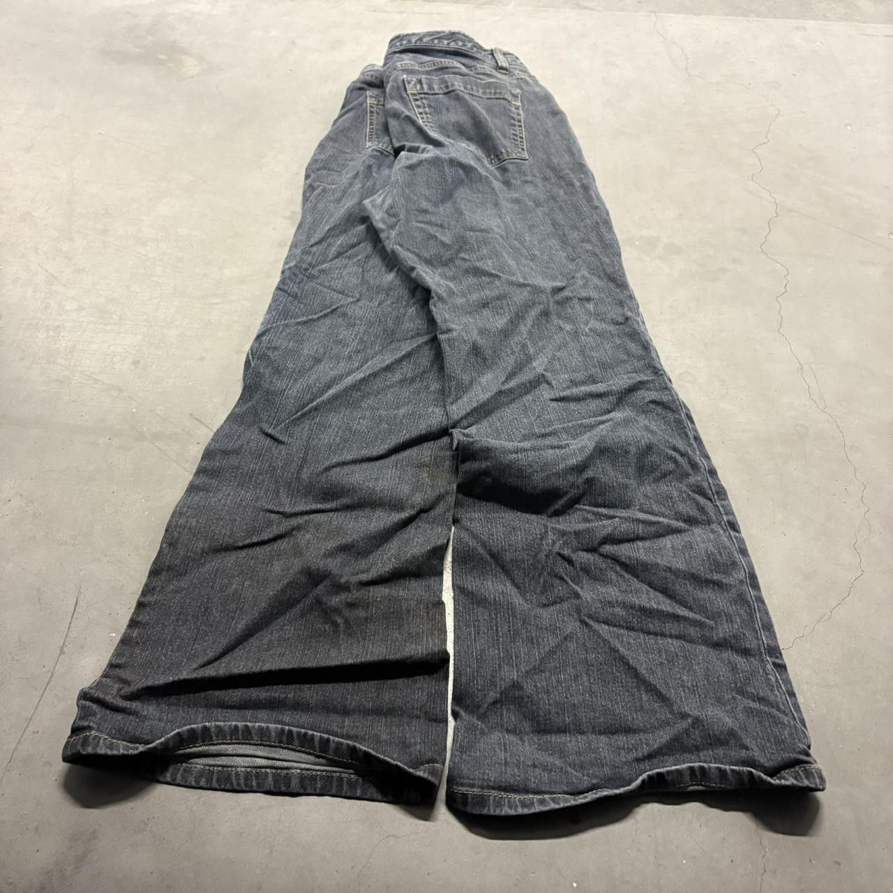 Vintage Crazy Vintage Y2K/2000s Flared Dark Wash Denim Jeans! Size US 36 / EU 52 - 4 Thumbnail