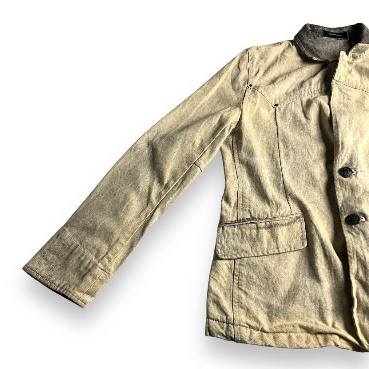 In The Attic 🇯🇵 IN THE ATTIC HOMME WASHED DENIM JACKET Size US M / EU 48-50 / 2 - 7 Thumbnail